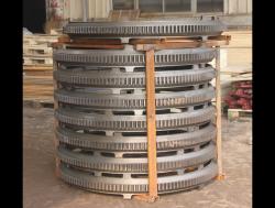 cast iron large mixer wheels, metal iron ring gear for concret mixer