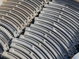 cement mixer cast iron ring gear,metal concrete mixer gear and pinion set ,spinning gear ring
