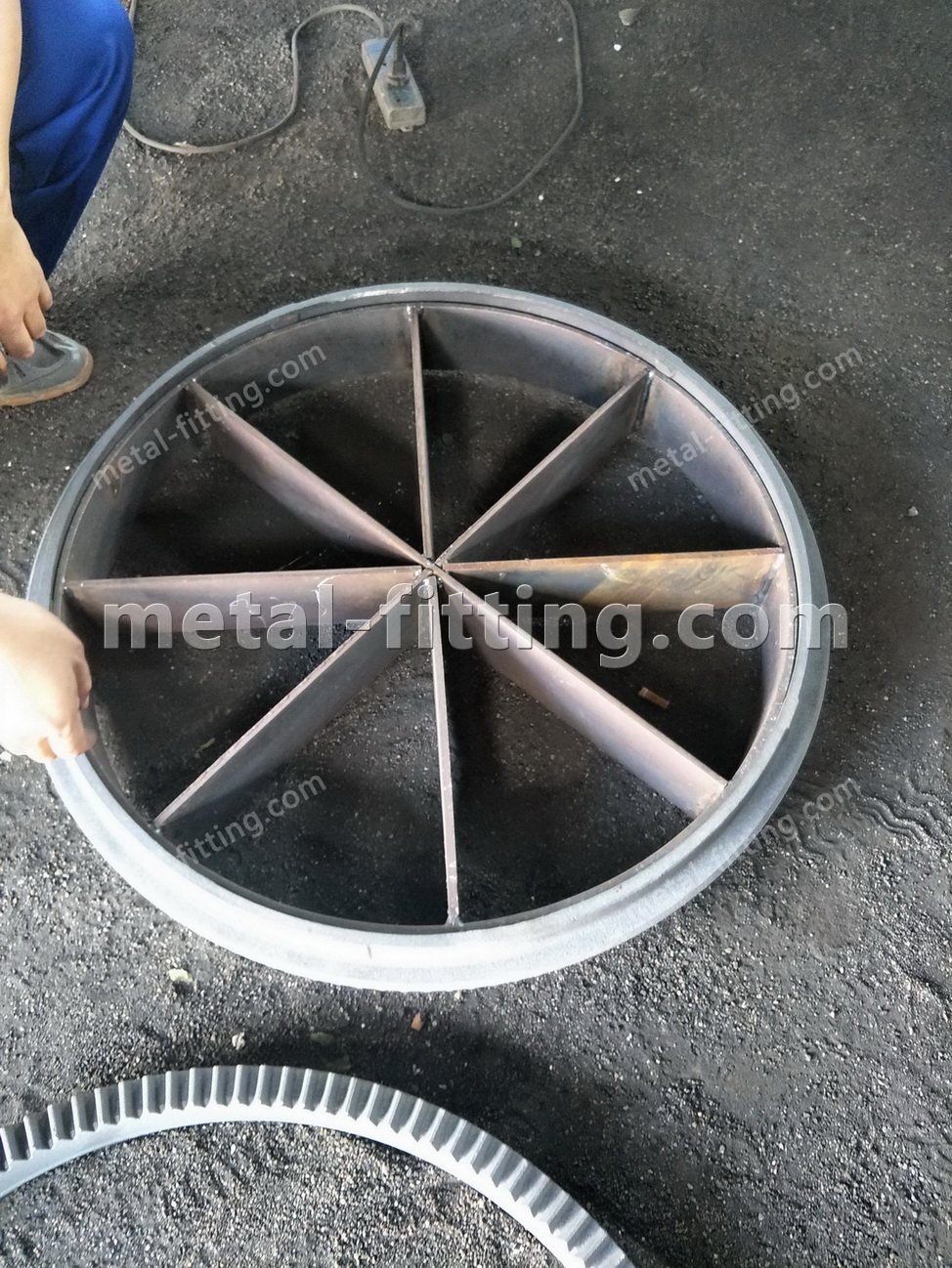 GG20 ductile iron concrete/cement mixer wheels ring gear ring pinion