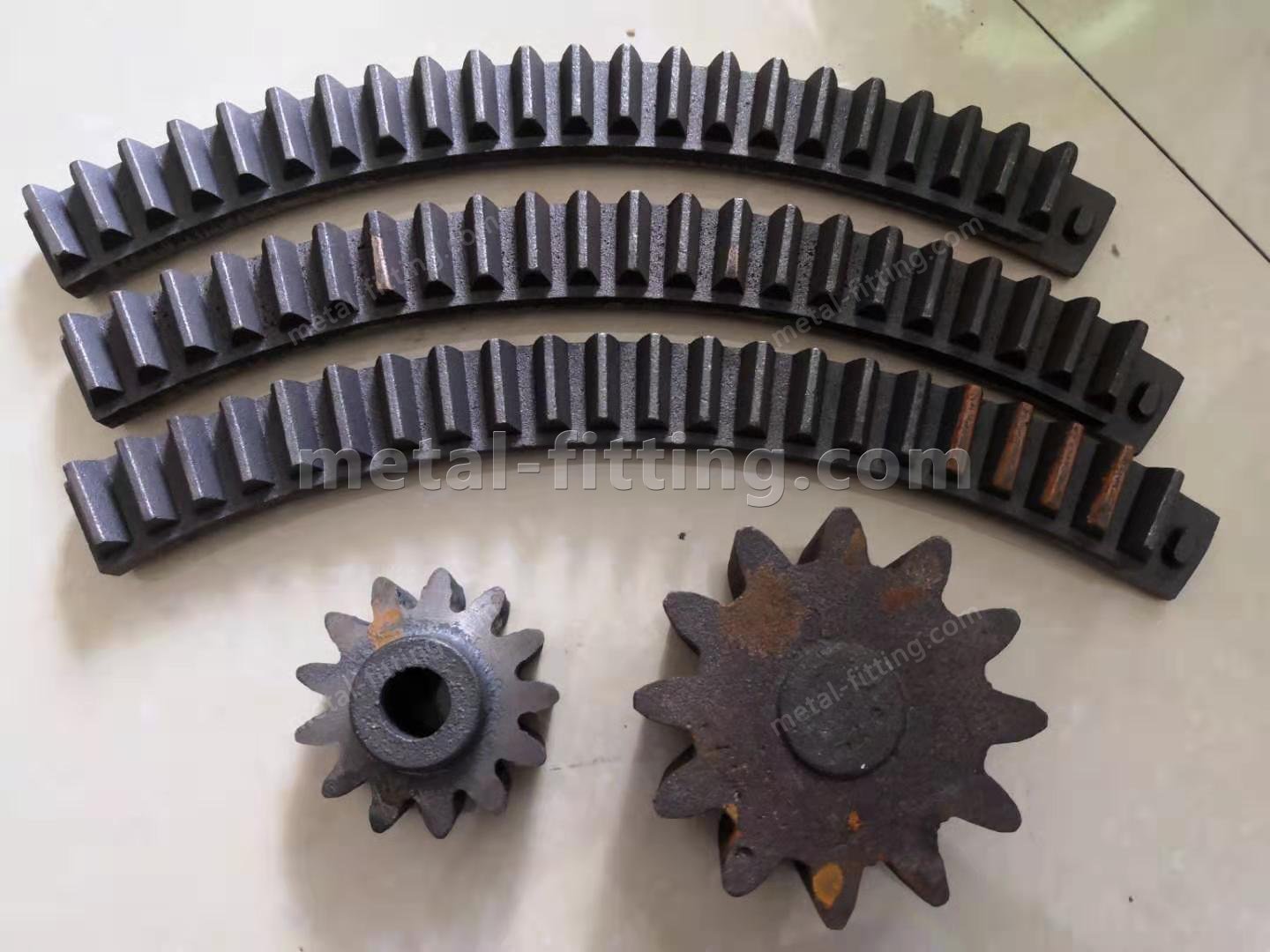 cement mixer cast iron ring gear,metal concrete mixer gear and pinion